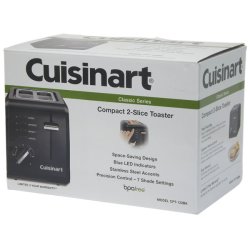 画像3: Cuisinart　クイジナート コンパクト 2スライス トースター　黒