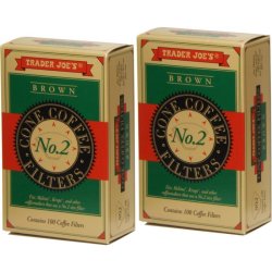 画像1: Trader Joe's トレーダージョーズ ブラウン コーン コーヒー フィルター 2箱