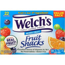 画像2: アメリカの代表的なスナック！Welch's ウェルチ フルーツスナック（ミックスフルーツ） 22袋入