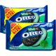 Oreo オレオ  クールミント クリーム  サンドイッチ クッキー ファミリーサイズ 2個パック