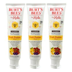 画像1: Burts Bee's  バーツビーズ 子供用歯磨き粉 3個パック