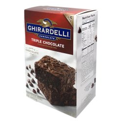 画像1: Ghirardelli ギラデリ トリプル チョコレート プレミアム ブラウニー ミックス 3.4kg