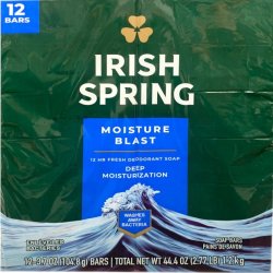 画像2: 香りと潤いを楽しめる！Irish Spring アイリッシュスプリング (モイスチャーブラスト) 固形石鹸 12個