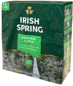 画像1: この爽やかな香りが人気！Irish Spring アイリッシュスプリング （オリジナルクリーン） 固形石鹸 12個