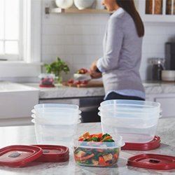 画像4: いろんなサイズがそろって使いやすい！Rubbermaid ラバーメイド 食品保存容器 20個セット (合計40ピース）