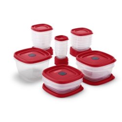 画像1: いろんなサイズがそろって使いやすい！Rubbermaid ラバーメイド 食品保存容器 20個セット (合計40ピース）