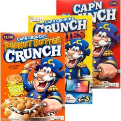 画像1: 甘くて美味しいコーンとオーツ麦！Cap'n Crunch キャプテンクランチ コーン＆オーツシリアル 選べる3個