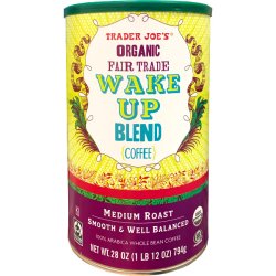 画像1: 朝の目覚めはトレジョのコーヒー！ Trader Joe's トレーダージョーズ コーヒー オーガニック Wake Up Blend 794g