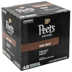 画像1: Peet's Coffee  ピーツコーヒー K-Cup フレンチロースト  48個