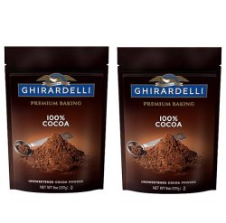 画像1: 100％ココアだけで作られた無糖のパウダー！Ghirardelli ギラデリー プレミアム ベーキング 100％ ココアパウダー  2個