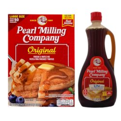 画像1: アメリカPearl Milling Company パールミリングカンパニー パンケーキミックス＋ライトシロップ アメリカ 