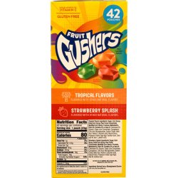 画像3: ジューシーなフルーツ味のスナック！ Gushers ガッシャーズ フルーツスナック 42パウチ