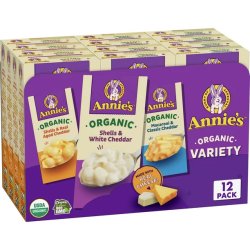 画像1: ヘルシーなマカロニ＆チーズが3種類楽しめます！Annie's アニーズ オーガニック マックアンドチーズ バラエティ 12パック入り