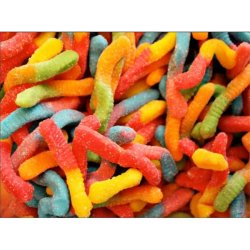画像2: カラフルなミミズの形のグミ！Trolli トローリ　サワーブライト・クロウラーズ