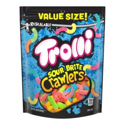 画像1: カラフルなミミズの形のグミ！Trolli トローリ　サワーブライト・クロウラーズ