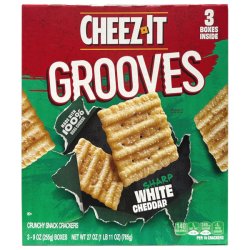 画像2: アメリカで人気のクラッカーといえば！CHEEZE-IT チーズイット グルーブズ ホワイトチェダー クラッカーズ 765g