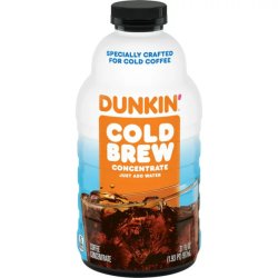 画像1: ダンキンアイスコーヒー 水で割るだけの手軽さが人気！ Dunkin ダンキン コールドブリュー 濃縮 オリジナル 917ml