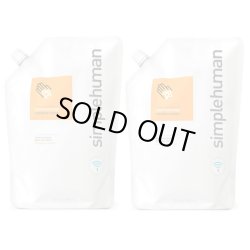 画像1: Simplehuman シンプルヒューマン 液体ハンドソープ  （マンダリンオレンジ） 1リットル 2個