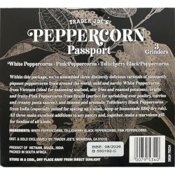 画像2: 3種類の味を楽しめる！Trader Joe's トレーダー ジョーズ ペッパーコーン パスポート