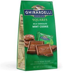 画像2: ギラデリチョコレート Ghirardelli スクエアーズ ミルクチョコレート ミント クッキー  2個