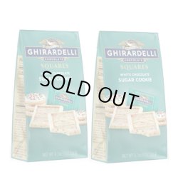 画像1: ギラデリ チョコレート Ghirardelli  スクエアーズ ホワイト チョコレート シュガークッキー 2個