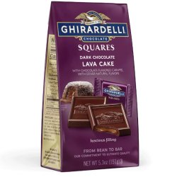 画像2: デザートのような幸せに包まれる！Ghirardelli ギラデリ ラバケーキ スクエアーズ ダークチョコレート  2個