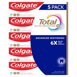 画像1: 大切な歯をトータルにケア！Colgate コルゲート トータル アクティブ歯磨き粉 5本