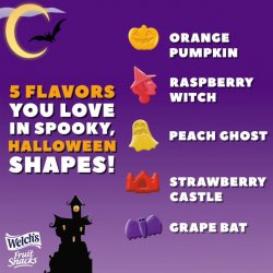 画像2: 楽しいグミのトリート！Welch's ウェルチズ ハロウィン ミックスフルーツスナック 26袋