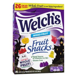 画像1: 楽しいグミのトリート！Welch's ウェルチズ ハロウィン ミックスフルーツスナック 26袋