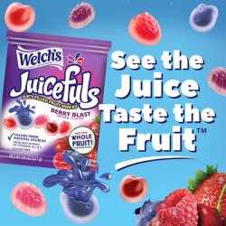 画像4: ジュースが飛び出すグミトリート！Welch's ウェルチズ ジュースフル ベリーブラスト＆アイランドスプラッシュ 20袋