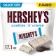 ホワイトチョコの中にサクサクのクッキー！Hershey's ハーシーズ クッキー＆クリーム チョコレートバー スナックサイズ 484g