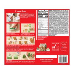 画像2: 領主の屋敷を思わせるお菓子の家 プリビルド ジンジャーブレッド マナァ クッキーキット 1.7kg