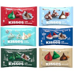 画像1: キスマスツリーが入った！Hershy's ハーシーズ キス クリスマス チョコレート ６種類 （B）