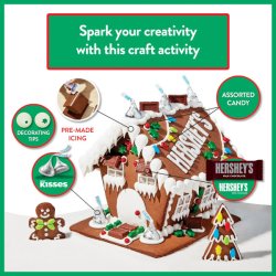 画像3: お菓子の家！Hershey's ハーシーズ ラージクッキーハウスキット 974g