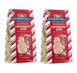 画像1: かわいいスノーマンのチョコレート！Ghirardelli ギラデリー ホリデーデザイン（スノーマン）2個 