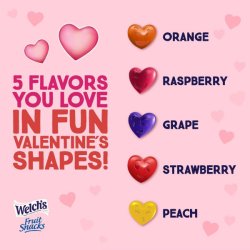 画像3: Welch's ウェルチ バレンタインズディ エクスチェンジフルーツスナック 26袋入