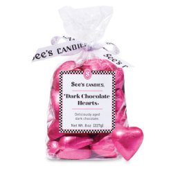 画像3: ちょっとしたギフトやシェア用に！See's  バレンタイン ハート ミルク＆ダーク チョコレート  2個