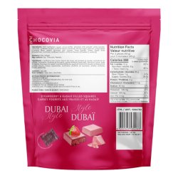 画像2: 特別なバレンタインスイーツ！Chocovia ドバイ ピンクチョコレート ストロベリー＆カダイフ 625g