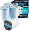 美味しいくきれいな水で、健康でおいしい生活を！　ZeroWater ゼロウォーター イオン エクスチェンジ フィルター4個