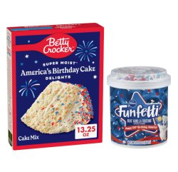 画像1: アメリカ250周年をカラフルに！Berry Crocker ケーキミックス ＋ Pillsbury フロスティング セット