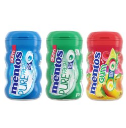 画像1: 新しいフレーバーも入った！ mentos メントス ガム 3個 アメリカ版
