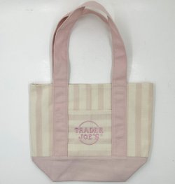画像2: 2026 夏 Trader Joe's トレーダージョーズ ミニ キャンバス トート （ピンク）