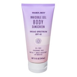 画像1: Trader Joe's トレーダージョーズ  インビジブル ボディ ジェル 日焼け止め SPF-40