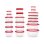 画像3: 重ねて収納しやすい！Rubbermaid ラバーメイド  テイクアロング 食品保存容器 20個セット (合計40ピース） (3)