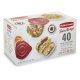 重ねて収納しやすい！Rubbermaid ラバーメイド  テイクアロング 食品保存容器 20個セット (合計40ピース）