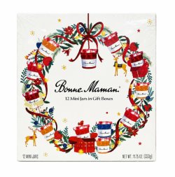 画像1: Bonne Maman ボヌ・ママン 2026年 クリスマス限定 12ミニ ジャム ギフトセット