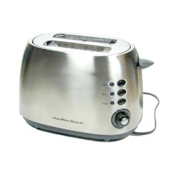画像2: Hamilton Beach ハミルトンビーチ ス ブラッシュメタル トースター 