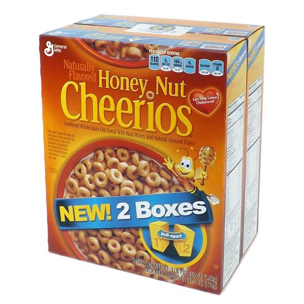 Cheerios　ハニーナッツチェリオ　オーツ麦シリアル　ツインパック