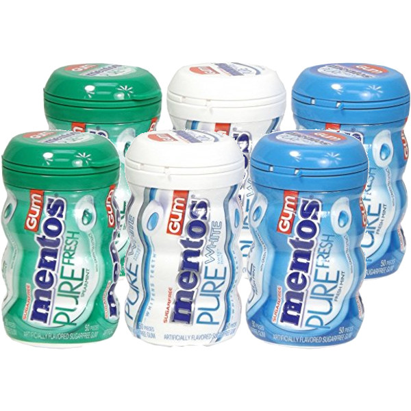 Mentos メントス ピュアーガム6個パック Mentos メントス ピュアーガム6個パック