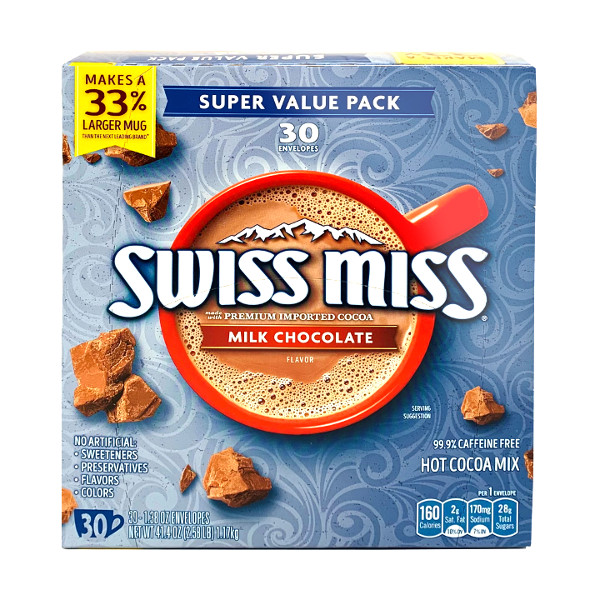 Swiss Miss スイス ミス ミルクチョコレート ホットココア 30パック